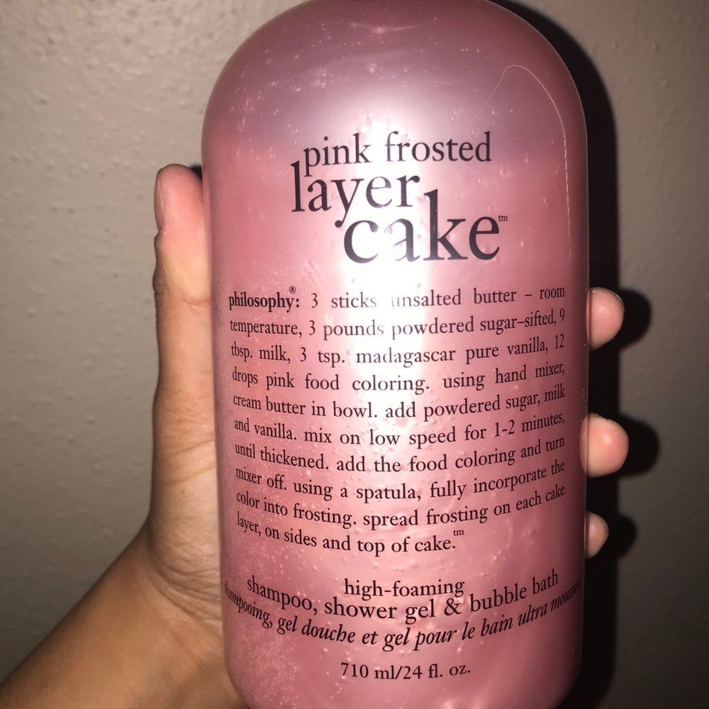Pink Frosted Layer Cake 24oz.